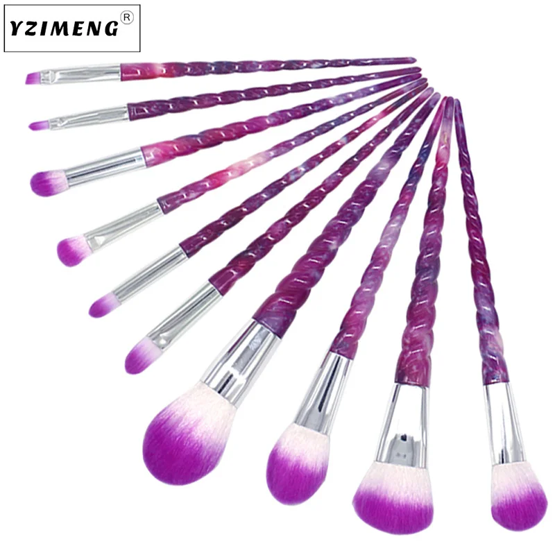 

10 Pc Sky Stars Thread Brush Makeup Brush Set Professional Makeup Brushes Beauty Tools Beauty Essentials Cosmetics Make Up