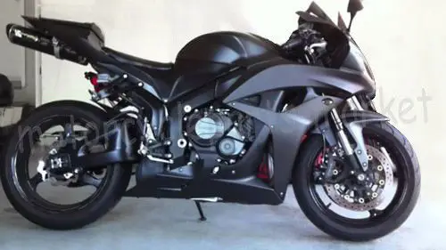 

Matte Black ABS Plastic Fairing Bodywork Injection For Honda CBR600RR 2007 - 2008