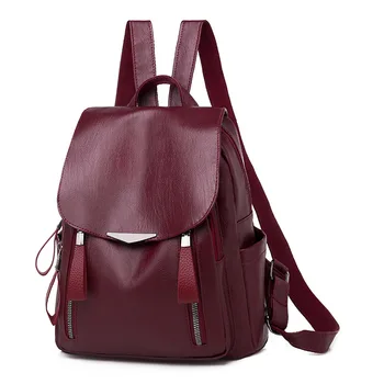 

2019 MIWIND Women Backpack PU Leather Backpacks Softback Bags Brand Name Bag Fashion Backpacks Girls Backpack WUBR101