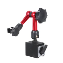 Мини магнитный держатель с двойной настраиваемый шест магнитная сила переключатель для усиления стрелочный индикатор железа Гибкий Кронштейн