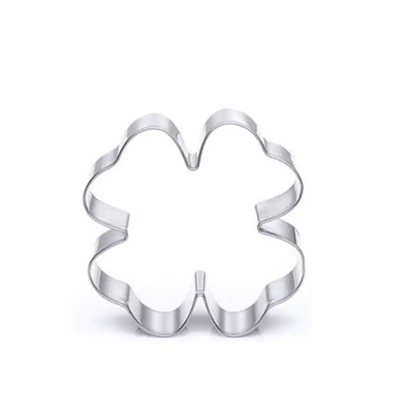 

Plant Suit Baking Mold for Stainless Steel Baking Accessories Four-leaf Clover Mold Decoration Baking Tools New 2019