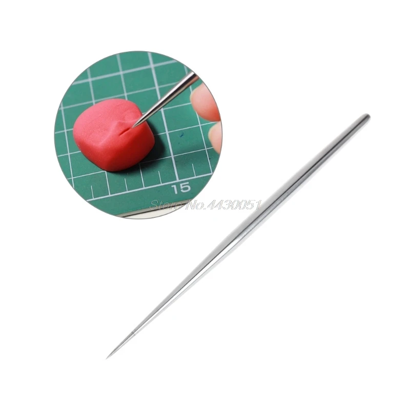 

Stainless Steel Rod Detail Needles Pottery Modeling Carving Ceramics Tools New