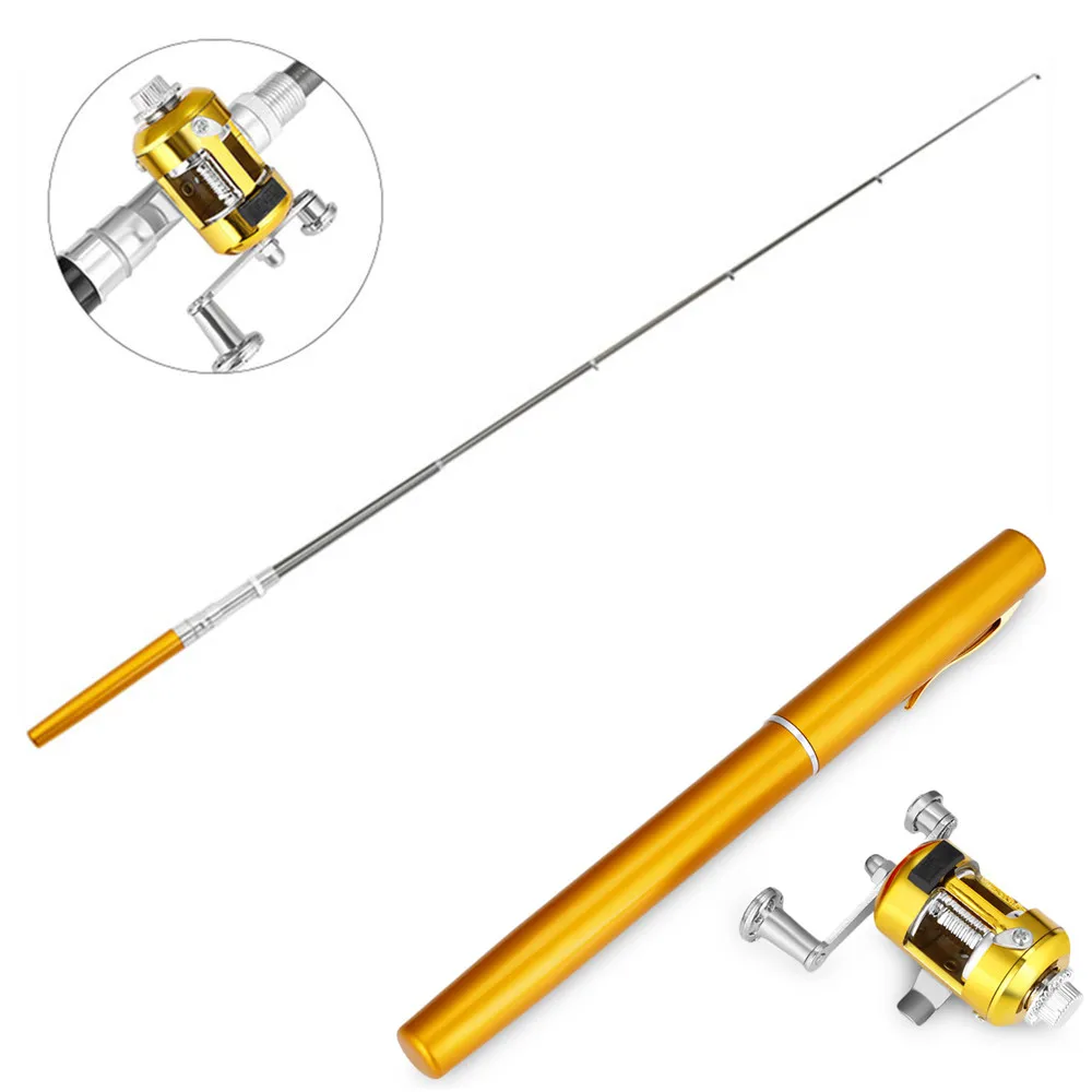Buy Portable Pocket Fishing Rod Fishing Reel Combo