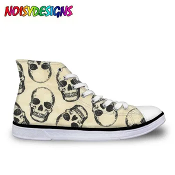 

Flats Vulcanized Shoes for Girls Cool Skull Fashion Women Casual Canvas Shoes for Teenage Girls Mujer Leisure Summer Sneakers