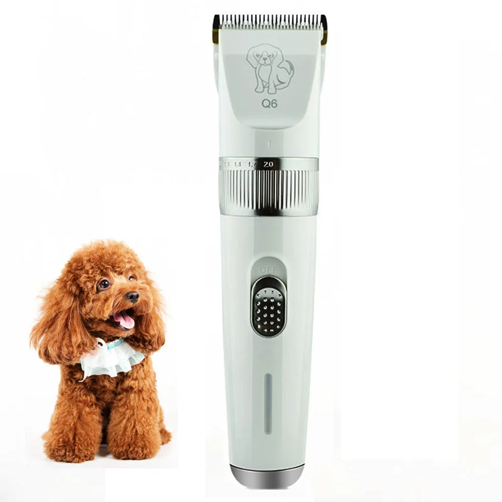 

Rechargeable Pet Dog Hair Trimmer Remover Cutter Dogs Cat Grooming LED Electrical Pets Hair Clipper Veterinary Cut Machine