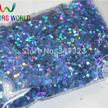 2 мм голографическая темно-голубой цвет блеск дождевания Блёстки для нейл-арта и другие DIY аксессуары