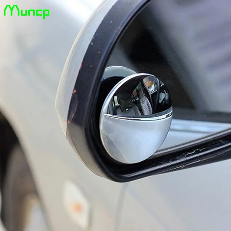 Muncp Car Rear View Wide Angle Lens Assisted Blind Spot Mirror for