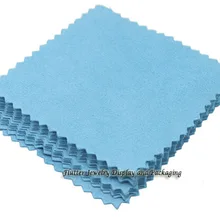 30 шт./лот 925 ткань для полировки серебра двухсторонний плюш ювелирные изделия тряпка для полировки ювелирных изделий очиститель 8*8 см