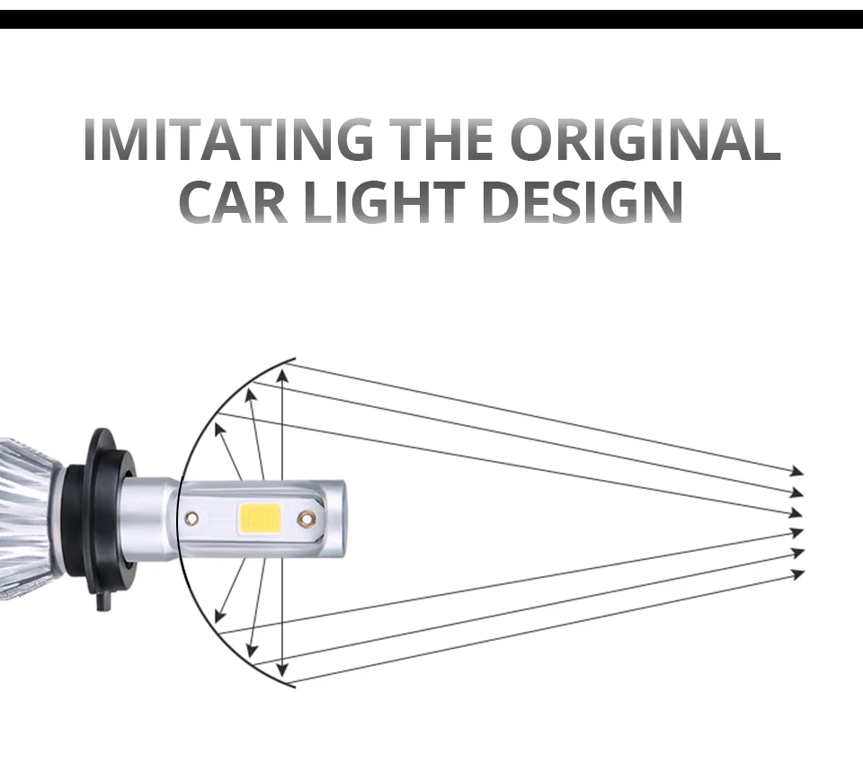 Светодиодный H7 H4 H1 H11 H8 Автомобильная Лампа 6000K лампа 9005 9006 HB3 HB4 12V 24V 8000Lm 72 Вт COB Чип Luces светодиодный Para Авто ампулы светодиодный Voiture