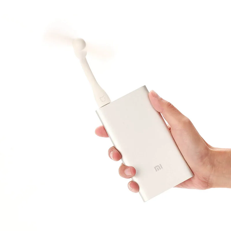 Оригинальный Xiaomi Mijia USB вентилятор гибкий портативный мини для Power Bank & Notebook Laptop