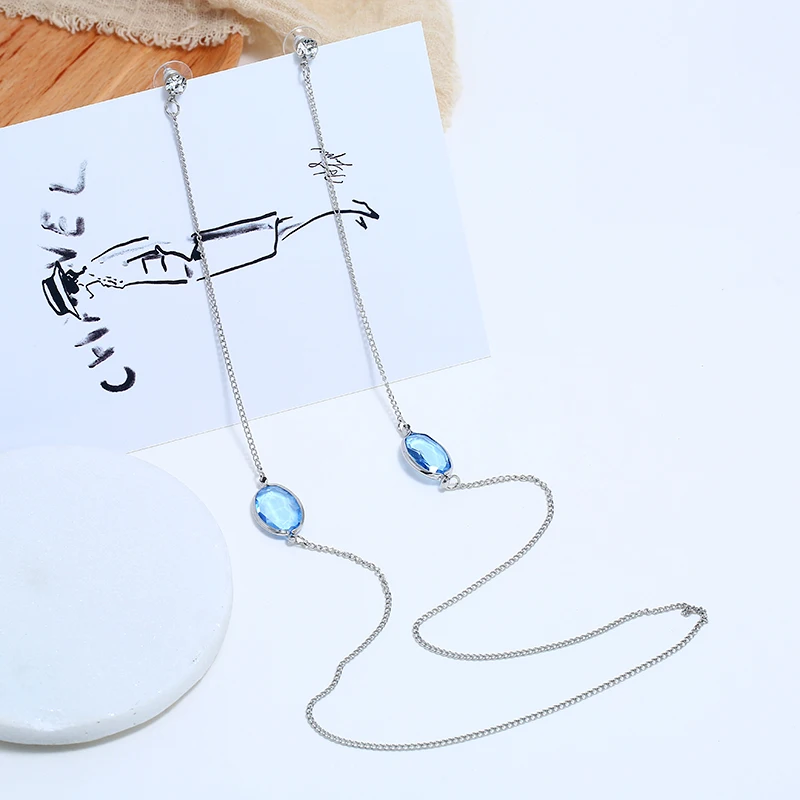 

AOTEMAN Bohemian Statement long Earrings New Hanging Neck Drop Earrings Long Dangle Earrings Wedding Party Jewelry 2019