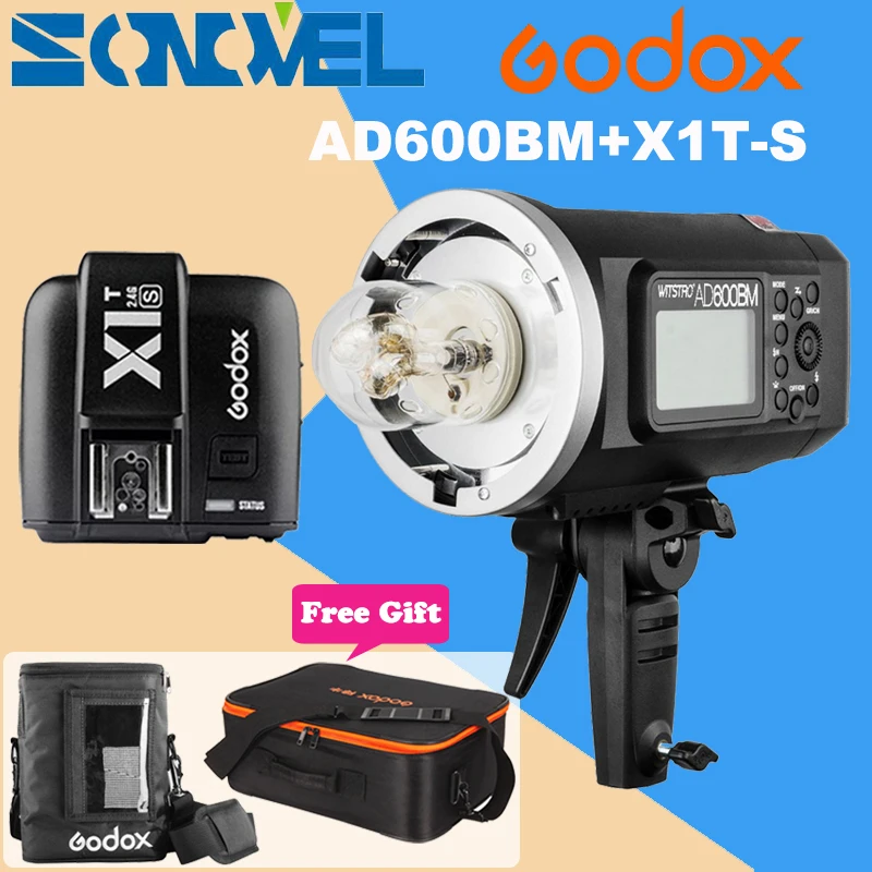 Godox AD600BM HSS 1/8000s 600 Вт GN87 наружная вспышка (крепление Bowens) + X1T S беспроводной триггер