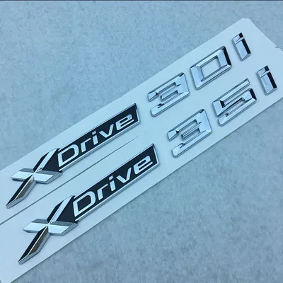 1 X новая хромированная наклейка с логотипом XDrive для автомобиля Drive 20i 25i 28i 30i 35i 40i 48i