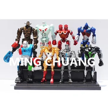 

Real Steel Midas Metro Boxing Robot Zeus Duracell With LED Light Action Figure Collectible Model Toy 8pcs/lot 13CM OPP D27