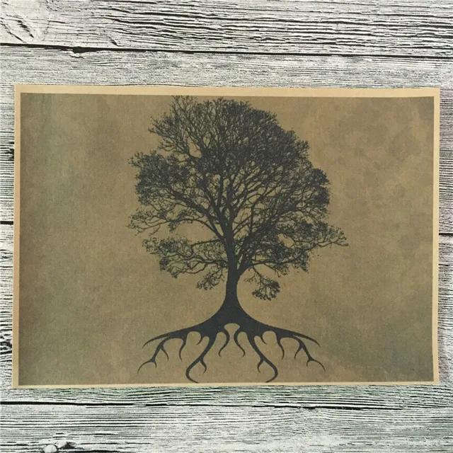 New Arrival Ls 038 Home Decor Kraft Paper Tree Of Life For Kichen New Arrival Ls 038 Home Decor Kraft Paper Tree Of Life For Kichen