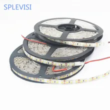 SPLEVISI Hot sale 12V 5m 600 LEDs Flexible Strip Light Waterproof SMD 3528 LED tape Ribbon Cool White Warm White Blue Red Green