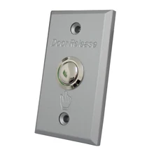 Дверь ворота Выход кнопочный переключатель двери выпуска металла alunimum COM NO 86*50*33