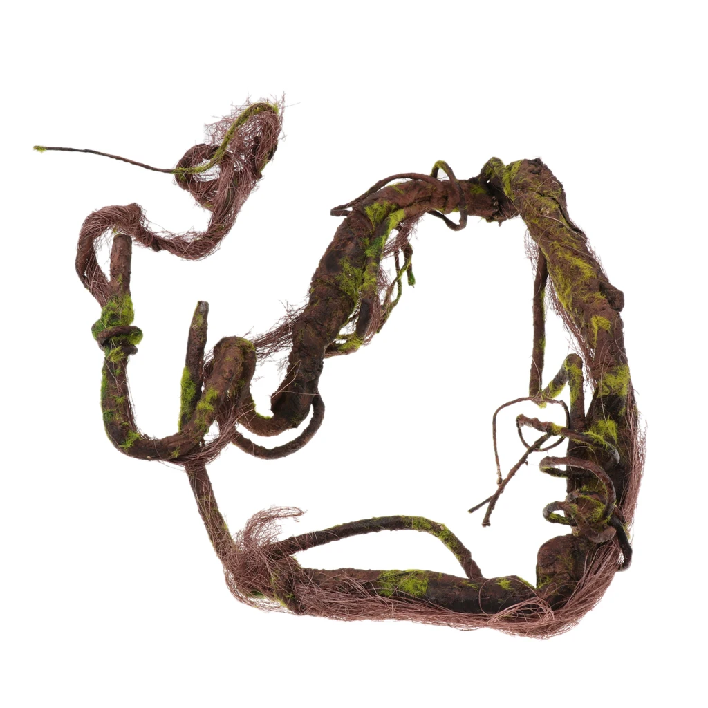 Bendable and Twistable Repitals Climbing Jungle Vine Natural Habitat Decor for Lizard Geckos