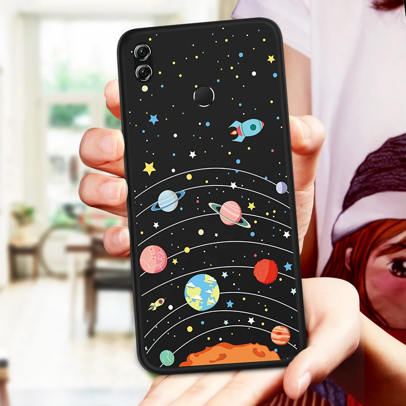 Силиконовый чехол ASINA для Huawei Honor 8X милый мультяшный матовый объемный рельефный Max