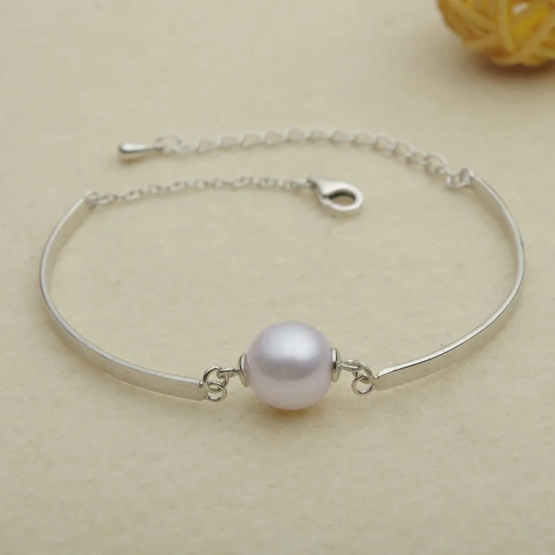 

925 Silver Pearl Bracelet Mountings Bracelet Nice Quality Findings Jewelry Parts Fittings Accessories for Edison Pearls Stones