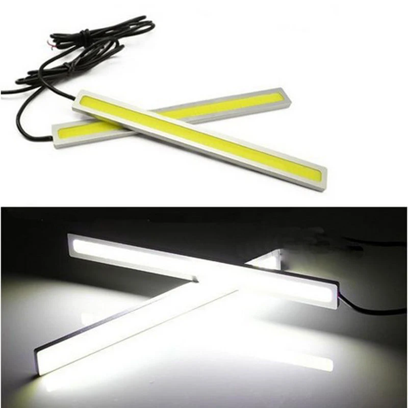 

New 2Pcs Super Bright Fog Driving Lamp Waterproof 12V COB White Car LED Lights for DRL
