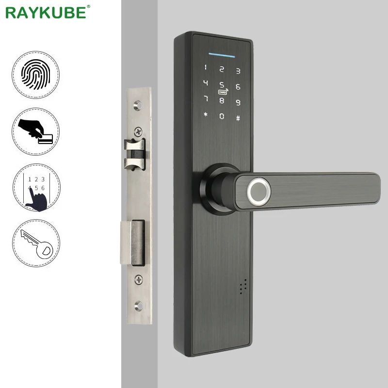 Raykube Biomet Fingerprint Door Lock Smart Card Digital Code