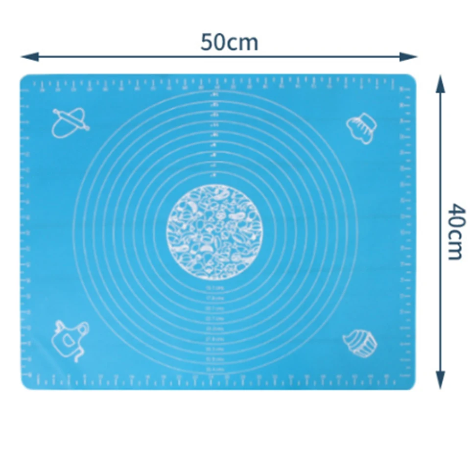 Transhome силиконовый коврик для выпечки антипригарный прокатный помадка пицца выпечка тестомес Кухонные гаджеты Инструменты для приготовления пищи коврик для выпечки