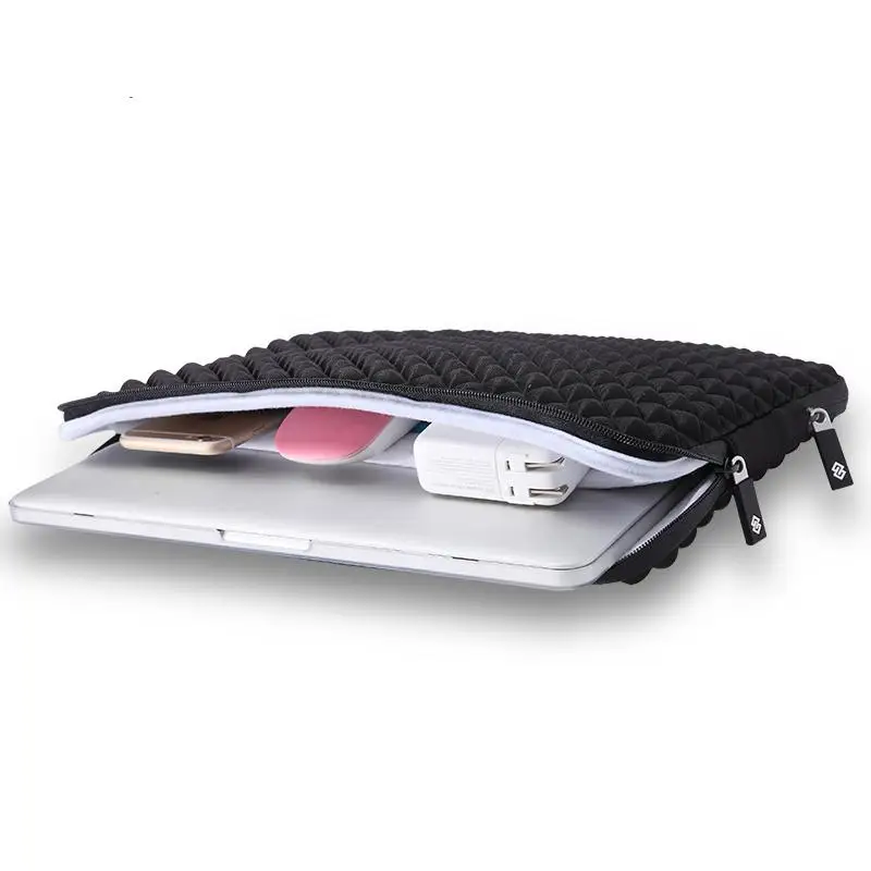 2016 New Arrival Neoprene Case for Macbook Air 13 Waterproof Case Notebook 13 Zipper Closed 3 Black Laptop Cases for Macbook Air