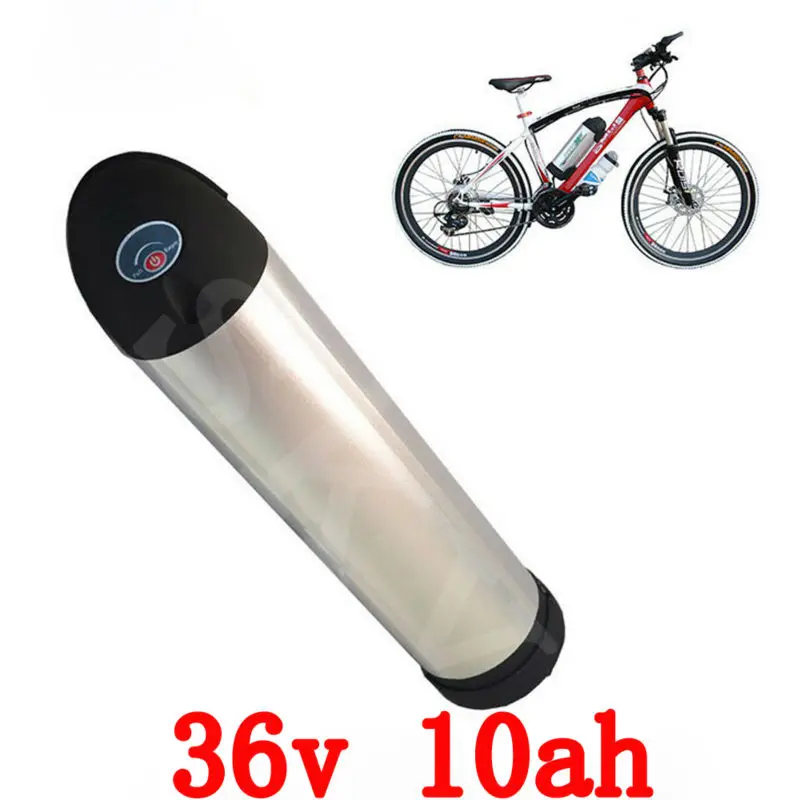 Электровелосипеда 36В 10ач с бесплатным зарядное устройство 36В 2а 36v10ah Тип бутылки воды литий-ионный аккумулятор 36В 10А e-велосипед батареи