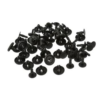 

30 Pieces 7mm Hole Nylon Fender Push Type Retainers Clips, Expansion Screws Replacement Kit for Toyota 90467-07201