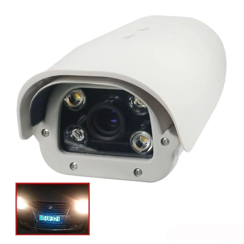 Onvif 1080P 2MP 2 8 12mm lens POE Vehicles License Plate Recognition LPR IP Camera outdoor