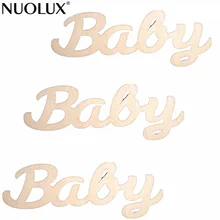 10 шт. деревянный МДФ простой знак ребенка декор из дерева для DIY ремесла свадебные украшения DIY принадлежности