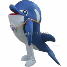 Талисман синий ростовой костюм дельфина нарядное платье на заказ маскарадный костюм косплей тема костюм для карнавала наборы костюмов