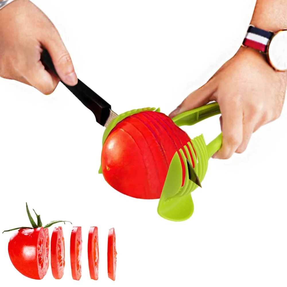 Vegetable Fruit Food Slicer Kitchen Tomato Carrot Cucumber Chopper Cutter Tool