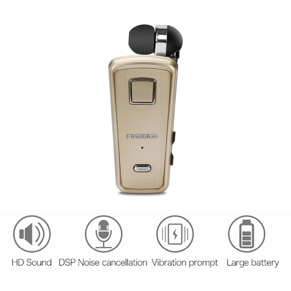 Новинка Fineblue F980 Беспроводная бизнес bluetooth-гарнитура с микрофоном, гарнитура Smart one drag two для смартфона iPhone Xiaomi