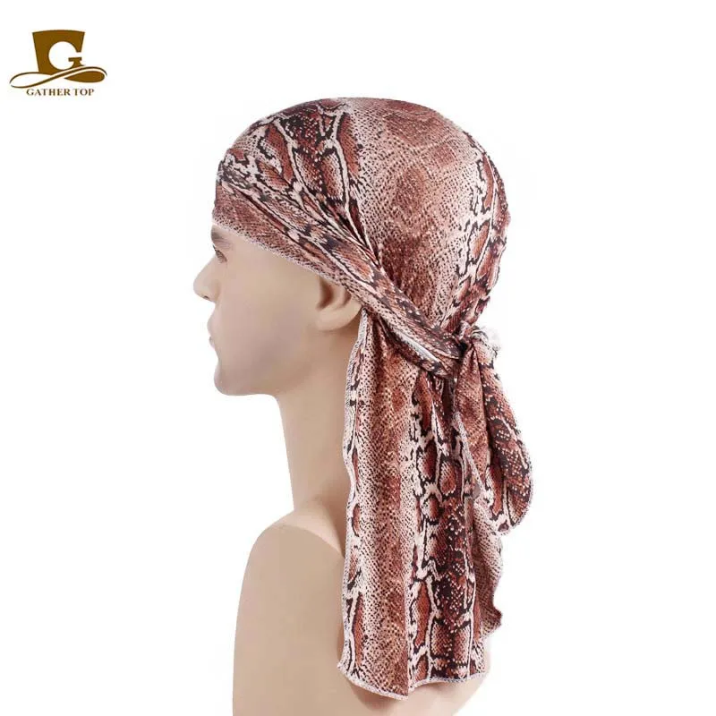 10pcs Cheap unisex Doo Rag Skull Cap men pattern Durag Bandana Chemo