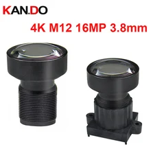 4 K lente m12 3.8mm M12 Lente 16.0MP Câmera Ação Lente Drones 1/2. 3 Lente “Para Drones e todas as câmeras de esporte