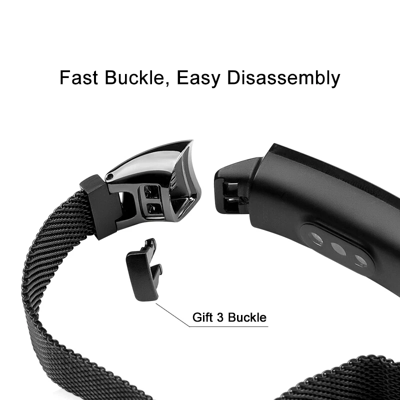 

Metal Magnetic Strap For Huawei Honor Band 4 Watch Band Milanese Fashion And Comfort For For Huawei Honor Band 4