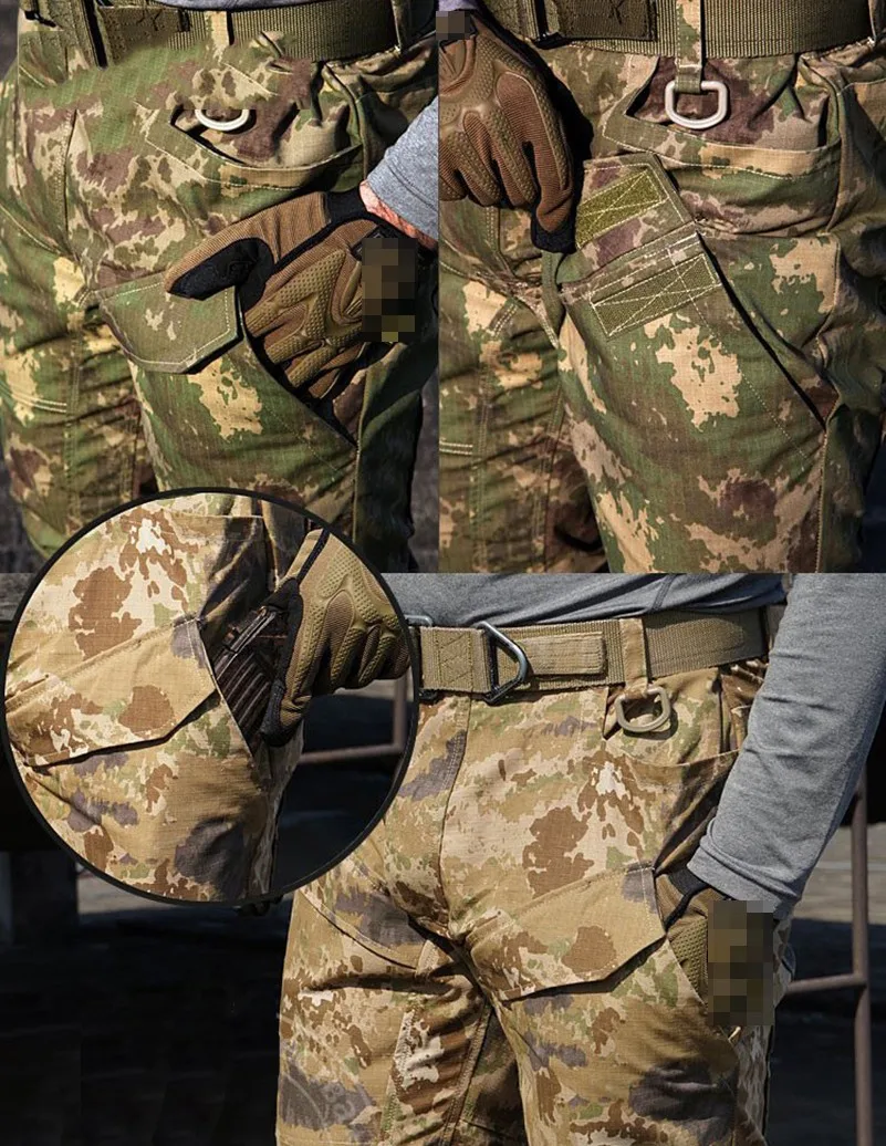 SINAIRSOFT тактические мужские военные бионические камуфляжные охотничьи брюки для спорта на открытом воздухе SWAT устойчивые к царапинам страйкбольные стрельбы брюки
