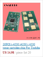 50 шт. t-4530 t4530 чип картриджа с тонером для Toshiba e studio 205L 205SE 255 305 305 s 355 355 s 455 455 s t 4530 e-студия чипы