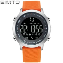 GIMTO Digital Sport Watch Men Waterproof Shock Stopwatch Pedometer Bluetooth Smartwatch LED Electronic Wrist Watches Army Clock