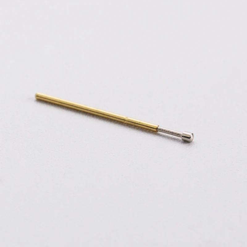 ETUUD Spring Test Tool P50-D0.9 100 Pcs / Package Metal Probe Needle Spring Test Pin Total Length 16.55mm Probe Tool Test Pin