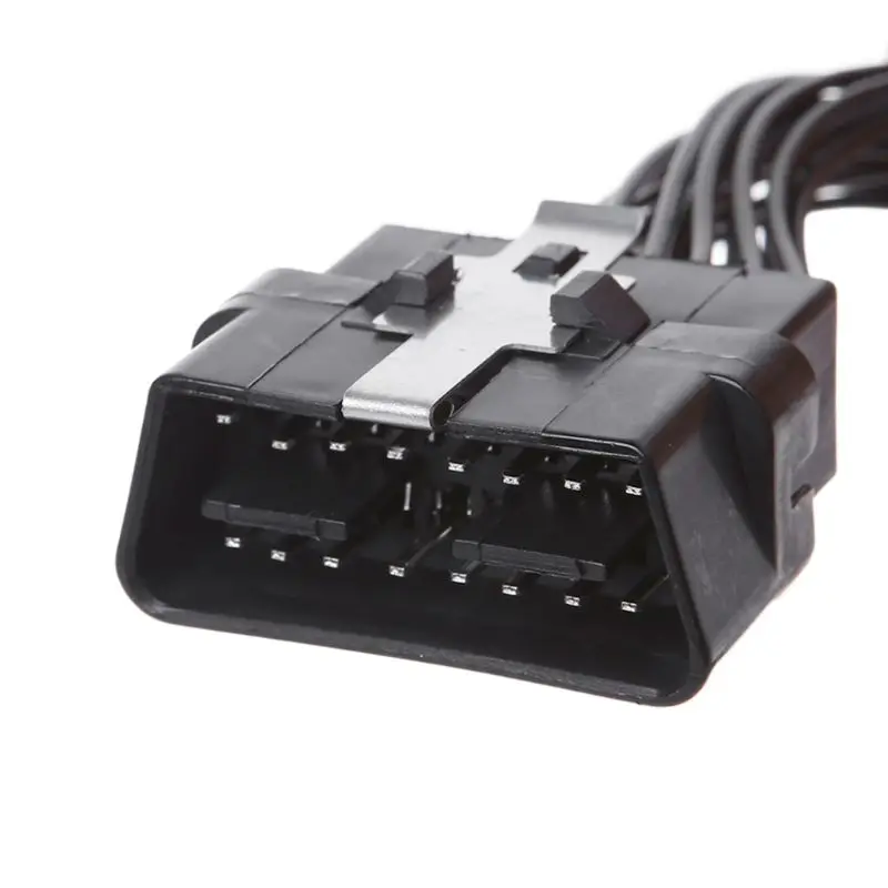 16 pin OBD2 OBD 2 OBDii разветвитель Удлинительный кабель с одним штекером к двум женским Y
