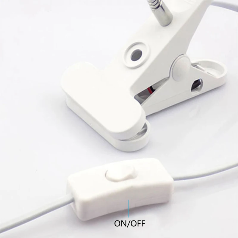 360 Degrees Flexible Lamp Holder Clip E27 Base with On off Switch EU Plug use as Simple Desk Lamp for led light e27 lamp (15)
