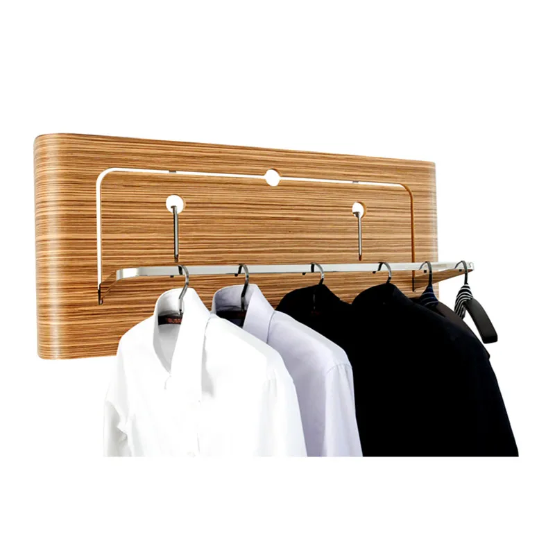 Creative Coat Rack Wall Mounted use for Hotel Home Wall Hangers Solid