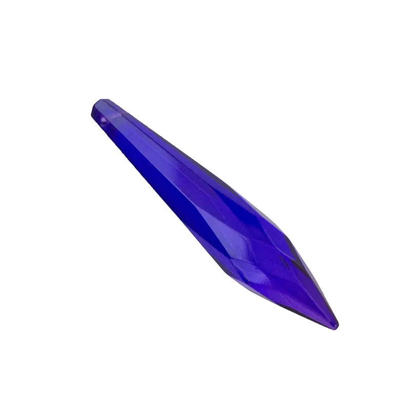 63 мм 50 шт. фиолетовая Хрустальная сосулька u-образная многогранная люстра Prim подвески для потолочной люстры аксессуары Лидер продаж