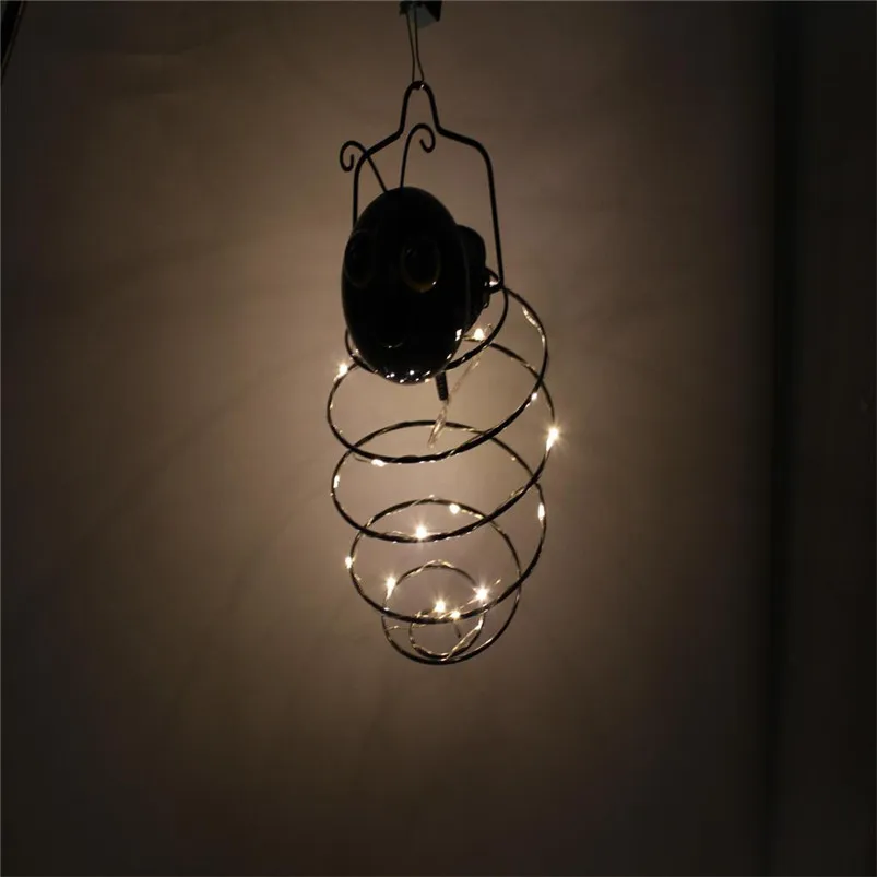 LED Garden Lights Solar Night Lights Artistical Bee Shape Solar-Powered Lawn Lamp Waterproof Solar Light 40JUN283