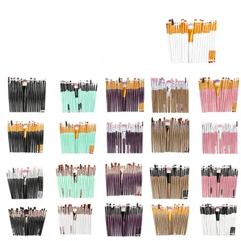 

20PCS/set Soft Synthetic Hair Eye Brushes Makeup Brushes Set Powder Foundation Eyeshadow Make Up Brushes Cosmetics