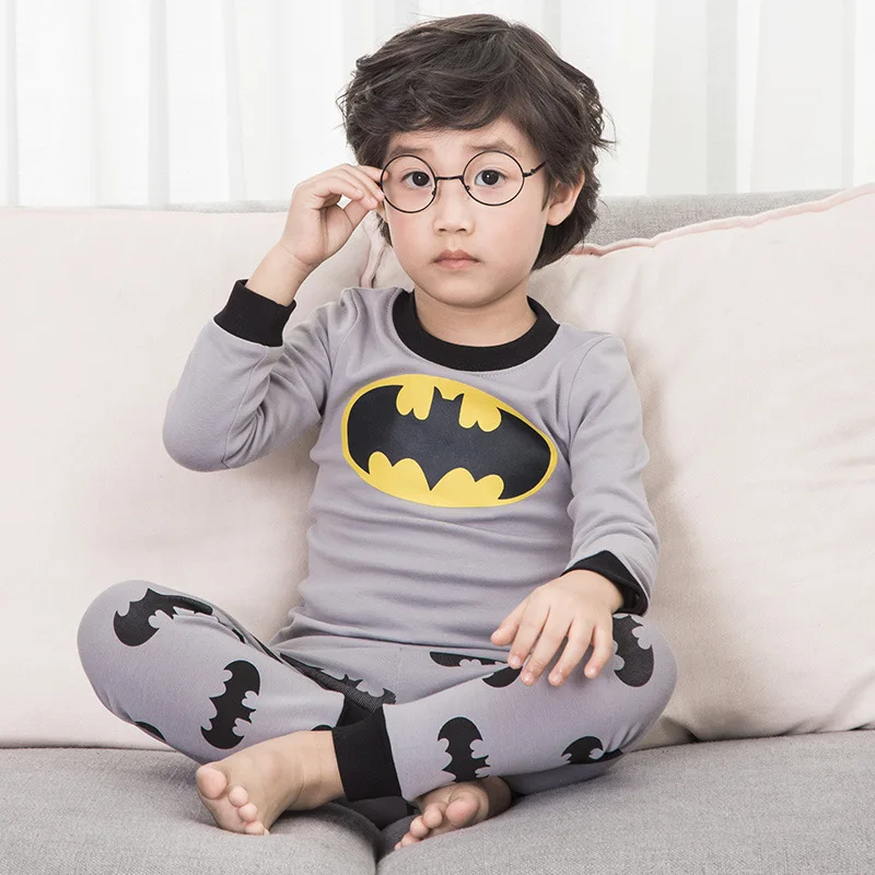 Kids Boy Pajamas Sets Child Winter Cotton Pyjamas Pajama Infant Cartoon