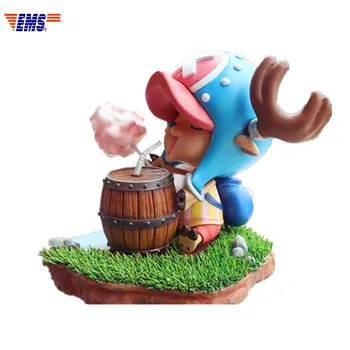 

Anime Marshmallow Tony Tony Chopper Resin Action Figure Model For Home Desktop Decoration X268